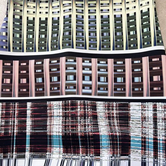 Clover Canyon DONEGAL Graphic Print Sleeveless Multicolor NEOPRENE DRESS Size XS - Picture 8 of 8